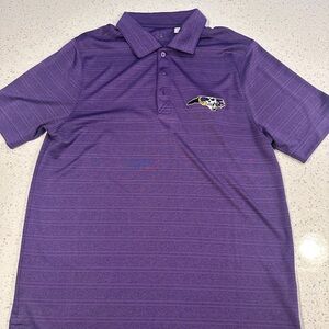 Cutter & Buck Purple Men's Short-Sleeve Polo with Embroidered ECU Logo